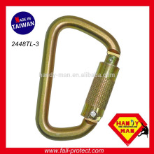 Fall Arrest Manufacturers With CE Certification Classic D Type Quicklock Carabiner